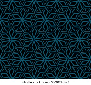 Decorative seamless geometric pattern. Vector illustration.