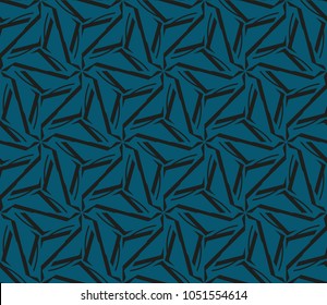 Decorative seamless geometric pattern. Vector illustration.