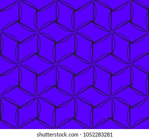 Decorative seamless geometric pattern. Vector illustration.