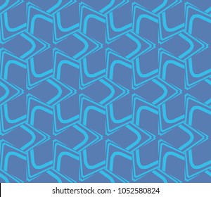 Decorative seamless geometric pattern. Vector illustration.