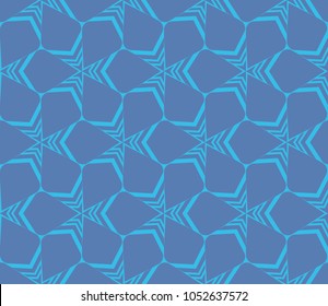 Decorative seamless geometric pattern. Vector illustration.