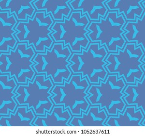 Decorative seamless geometric pattern. Vector illustration.