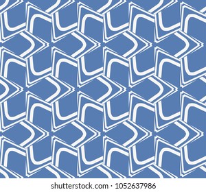 Decorative seamless geometric pattern. Vector illustration.