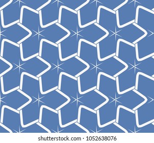 Decorative seamless geometric pattern. Vector illustration.
