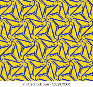 Decorative seamless geometric pattern. Vector illustration.