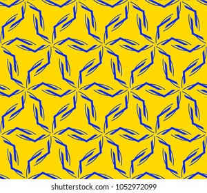Decorative seamless geometric pattern. Vector illustration.