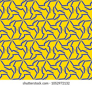 Decorative seamless geometric pattern. Vector illustration.