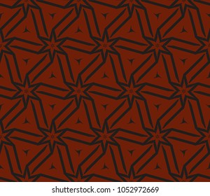 Decorative seamless geometric pattern. Vector illustration.