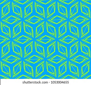 Decorative seamless geometric pattern. Vector illustration.