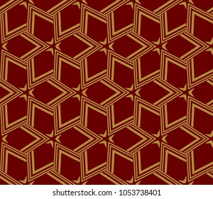 Decorative seamless geometric pattern. Vector illustration.