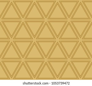 Decorative seamless geometric pattern. Vector illustration.