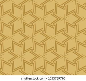 Decorative seamless geometric pattern. Vector illustration.