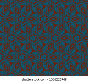 Decorative seamless geometric pattern. Vector illustration.