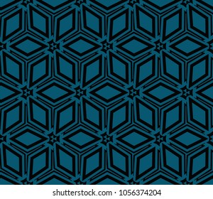Decorative seamless geometric pattern. Vector illustration.