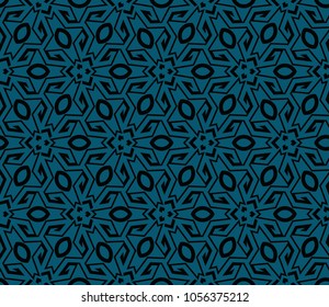 Decorative seamless geometric pattern. Vector illustration.