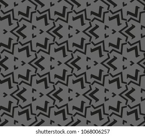 Decorative seamless geometric pattern. Vector illustration.