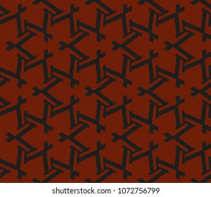 Decorative seamless geometric pattern. Vector illustration.