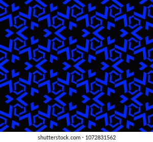 Decorative seamless geometric pattern. Vector illustration.