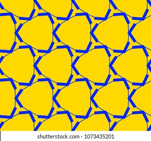 Decorative seamless geometric pattern. Vector illustration.