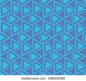 Decorative seamless geometric pattern. Vector illustration.