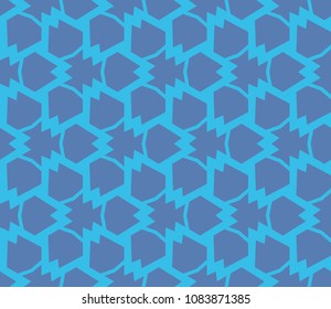 Decorative seamless geometric pattern. Vector illustration.
