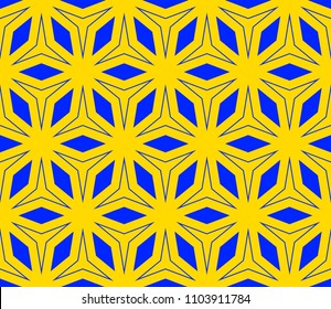 Decorative seamless geometric pattern. Vector illustration.