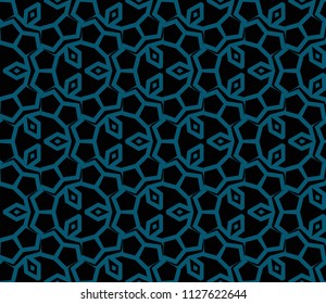 Decorative seamless geometric pattern. Vector illustration.