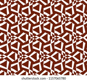 Decorative seamless geometric pattern. Vector illustration.