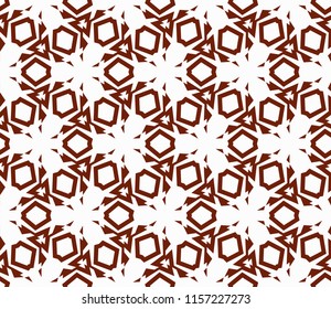 Decorative seamless geometric pattern. Vector illustration.