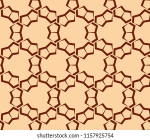 Decorative seamless geometric pattern. Vector illustration.