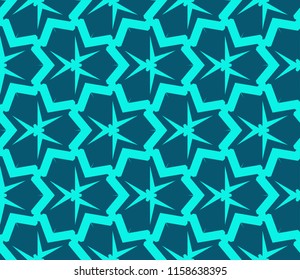 Decorative seamless geometric pattern. Vector illustration.