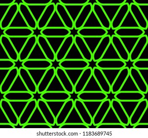 Decorative seamless geometric pattern. Vector illustration.