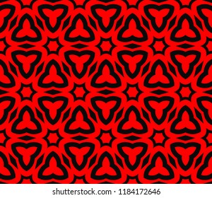 Decorative seamless geometric pattern. Vector illustration.