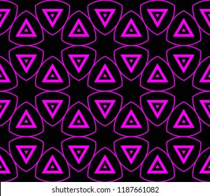 Decorative seamless geometric pattern. Vector illustration.