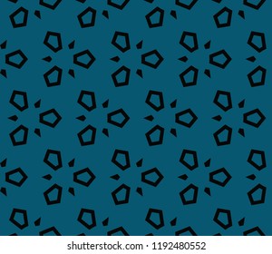 Decorative seamless geometric pattern. Vector illustration.