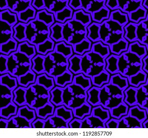 Decorative seamless geometric pattern. Vector illustration.