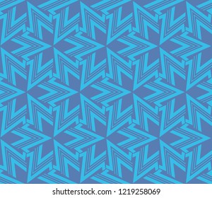 Decorative seamless geometric pattern. Vector illustration.