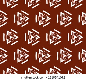 Decorative seamless geometric pattern. Vector illustration.