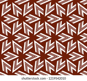Decorative seamless geometric pattern. Vector illustration.