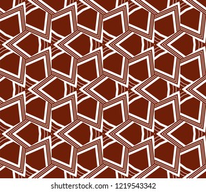 Decorative seamless geometric pattern. Vector illustration.