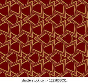 Decorative seamless geometric pattern. Vector illustration.