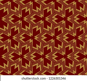 Decorative seamless geometric pattern. Vector illustration.