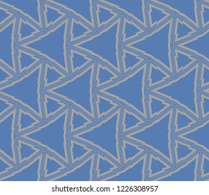 Decorative seamless geometric pattern. Vector illustration.
