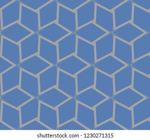 Decorative seamless geometric pattern. Vector illustration.