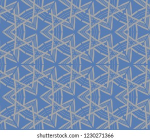 Decorative seamless geometric pattern. Vector illustration.