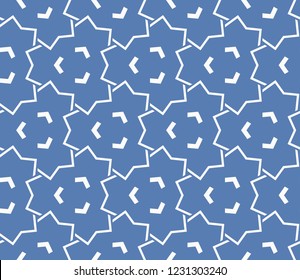 Decorative seamless geometric pattern. Vector illustration.