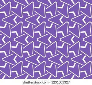Decorative seamless geometric pattern. Vector illustration.