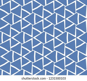 Decorative seamless geometric pattern. Vector illustration.