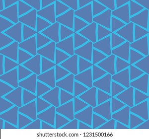 Decorative seamless geometric pattern. Vector illustration.