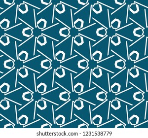 Decorative seamless geometric pattern. Vector illustration.